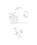 Controls Governor Springs Ignition Diagram and Parts List for 12E494-0110-E1  Briggs and Stratton Engine
